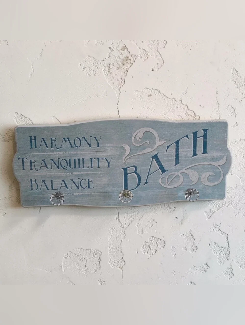 This Country Wooden Bathroom Sign